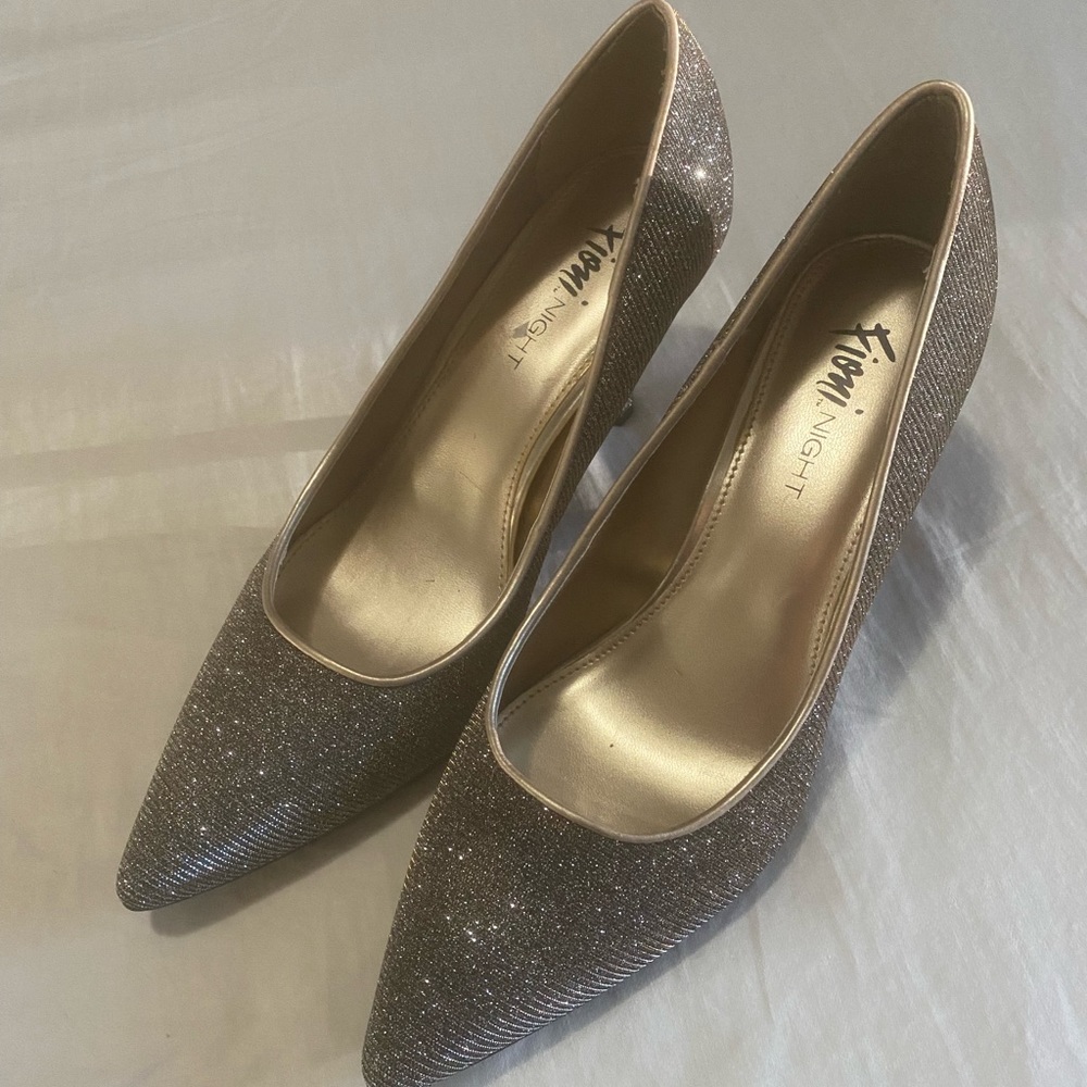 Silver Rhinestone Heels - Fioni Night
